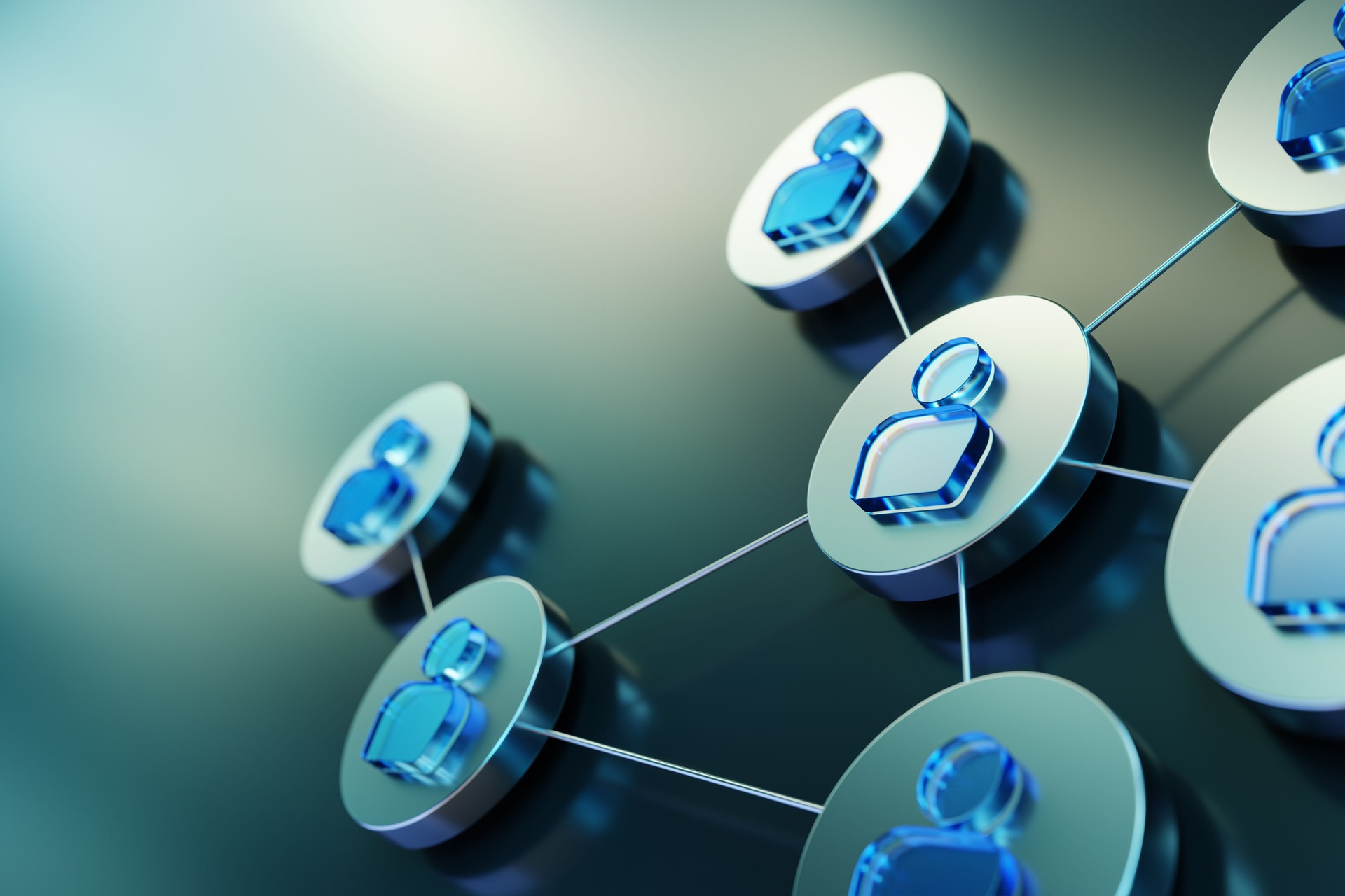 Teamwork, network, community and human resources concept